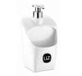 DISPENSER PREMIUM 500ML BRANCO BICO  METAL