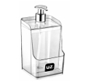 DISPENSER SLIM 500ML TRANSLUCIDO - 9 X 18  CM