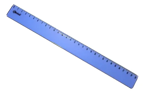 REGUA 30 CM AZUL