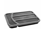 PORTA TALHERES COM TAMPA - 31 X 21 X 4,5 CM