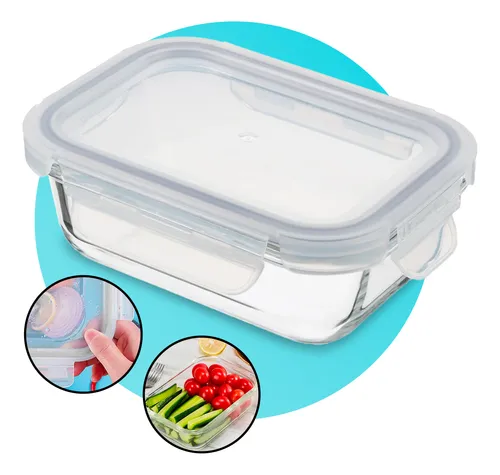POTE VIDRO RETAN HERMÉTICO C/ TRAVA 640ML